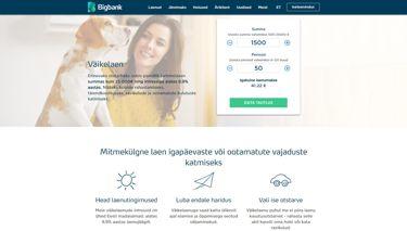 bigbank tarbimislaen internetist